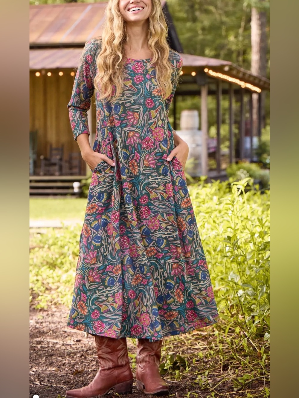 Natural Life Lottie Sweater Knit Maxi Dress XL